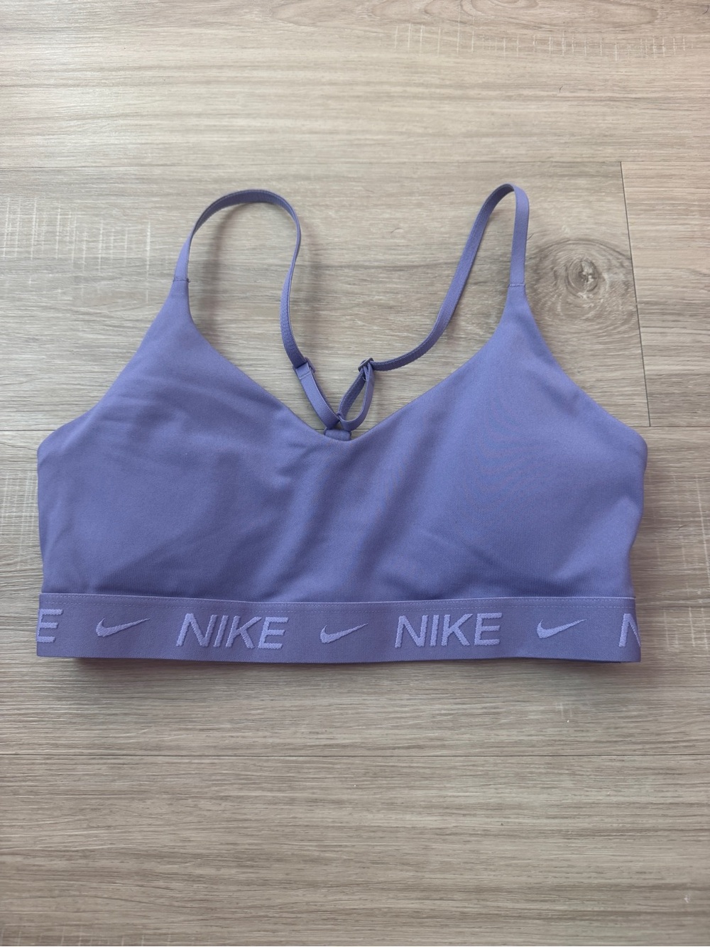 Nike Lilac Light-Support Strappy Sports Bra